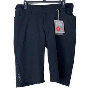 Giro Womens Arc MTB Cycling Liner Shorts Black Stretch Pockets Flat Front 10 New